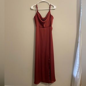 Azazie Naomie Stretch Satin Bridesmaid Dress